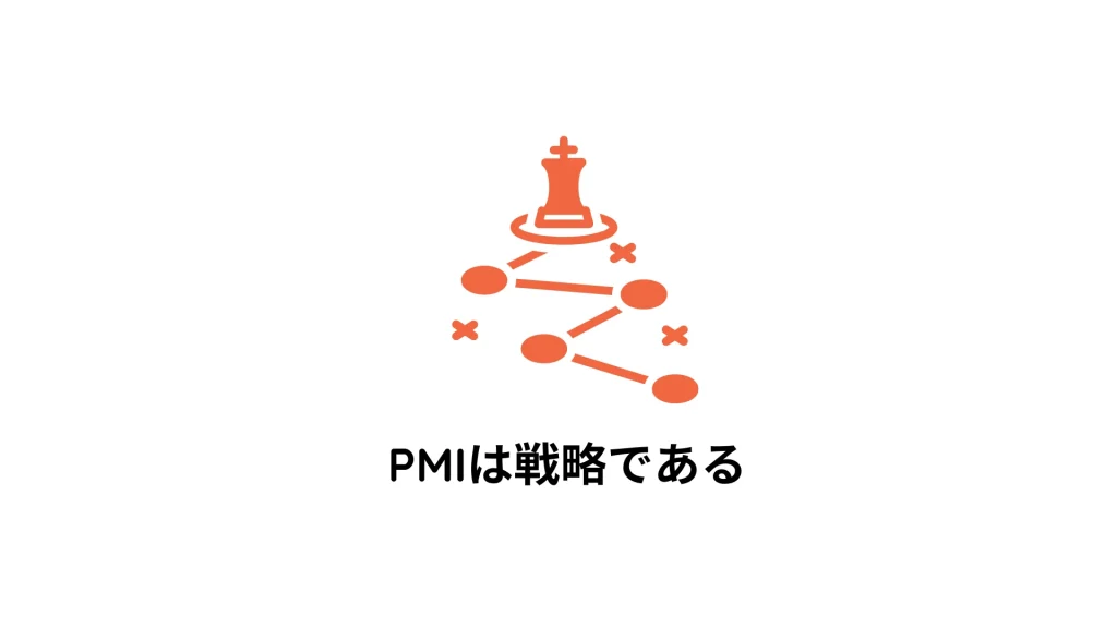PMIは戦略である